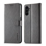 Lc.Imeeke Samsung Galaxy A35 -suojakotelo korttipaikalla ja jalustatoiminnolla, harmaa