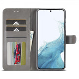 Lc.Imeeke Samsung Galaxy A35 -suojakotelo korttipaikalla ja jalustatoiminnolla, harmaa