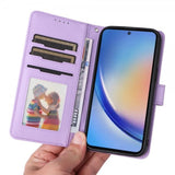 Betopnice Samsung Galaxy A35 -kotelo irrotettavalla kuorella 005 Violetti