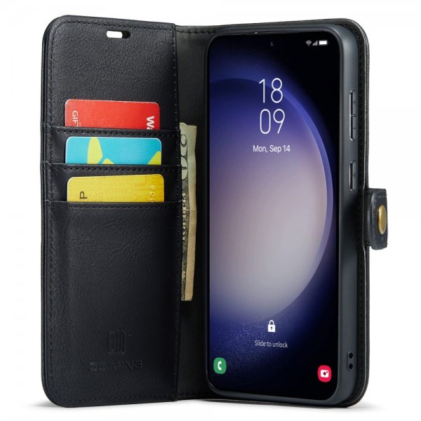 Dg.Ming Samsung Galaxy A35 -kotelo irrotettavalla kuorella, musta