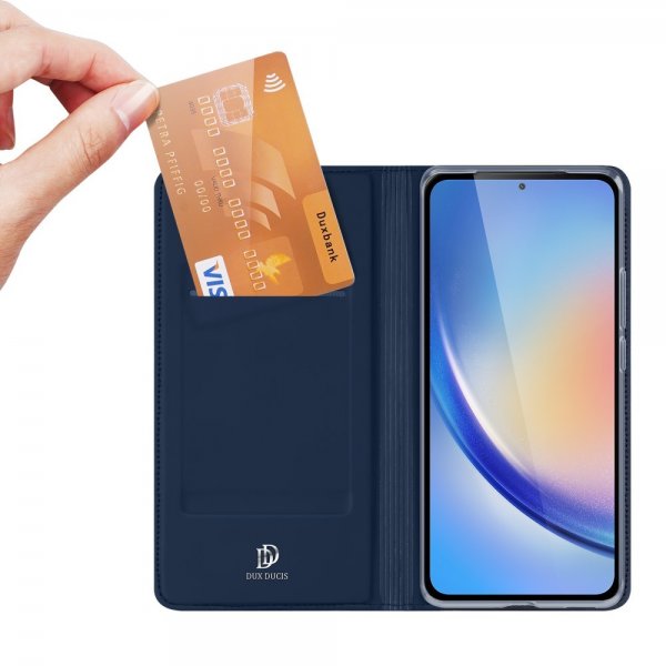 Dux Ducis Samsung Galaxy A35 -kotelo Skin Pro Series, sininen