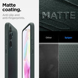 Spigen Samsung Galaxy A35 Suojakuori Liquid Air Abyss Green