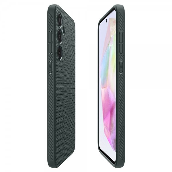 Spigen Samsung Galaxy A35 Suojakuori Liquid Air Abyss Green