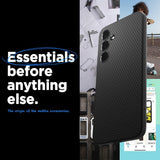 Spigen Samsung Galaxy A35 -suojakuori Liquid Air Matte Black