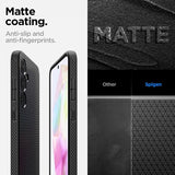 Spigen Samsung Galaxy A35 -suojakuori Liquid Air Matte Black