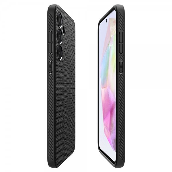 Spigen Samsung Galaxy A35 -suojakuori Liquid Air Matte Black