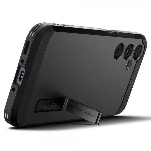 Spigen Samsung Galaxy A35 -suojakuori Tough Armor, musta