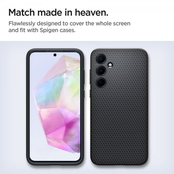 Spigen Samsung Galaxy A35 -näytönsuoja GLAS.tR ALIGNmaster 2 kpl