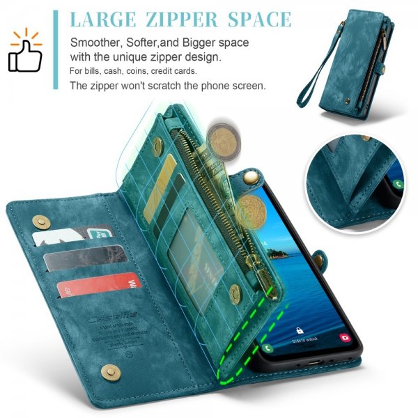 CaseMe Samsung Galaxy A36 -kotelo 008 Series irrotettava kuori, sininen
