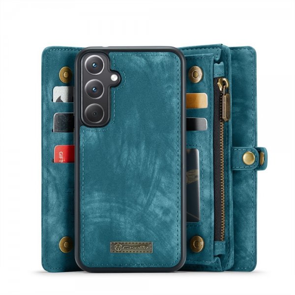 CaseMe Samsung Galaxy A36 -kotelo 008 Series irrotettava kuori, sininen