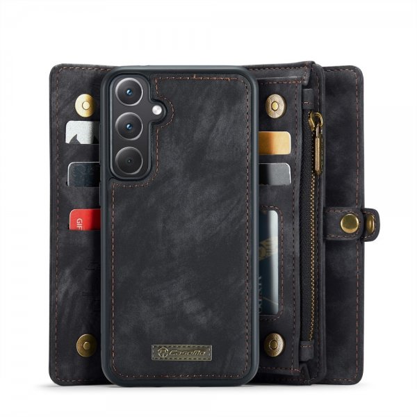 CaseMe Samsung Galaxy A36 suojakotelo 008 Series, irrotettava kuori, musta