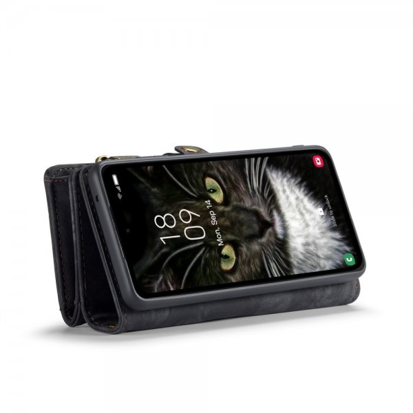 CaseMe Samsung Galaxy A36 suojakotelo 008 Series, irrotettava kuori, musta