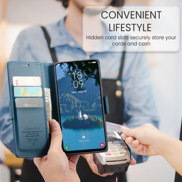 CaseMe Samsung Galaxy A36 Fodral 023 Series Sininen