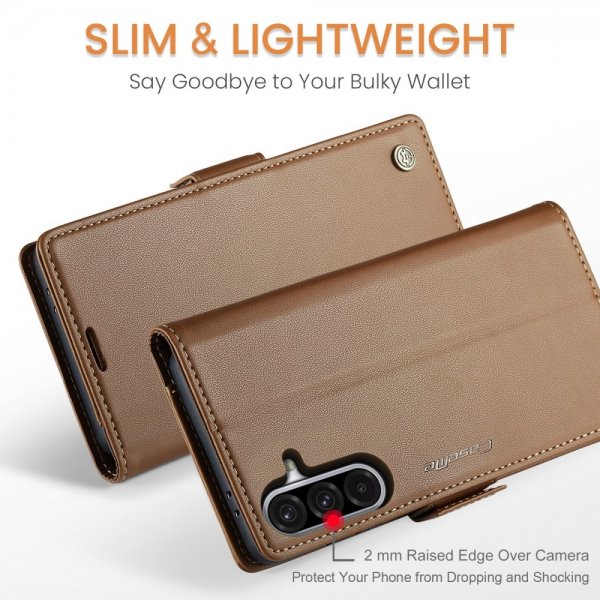 CaseMe Samsung Galaxy A36 suojakotelo 023-sarja Ruskea