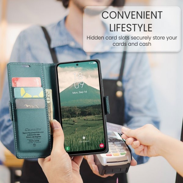 CaseMe Samsung Galaxy A36 suojakotelo 023-sarja Vihreä