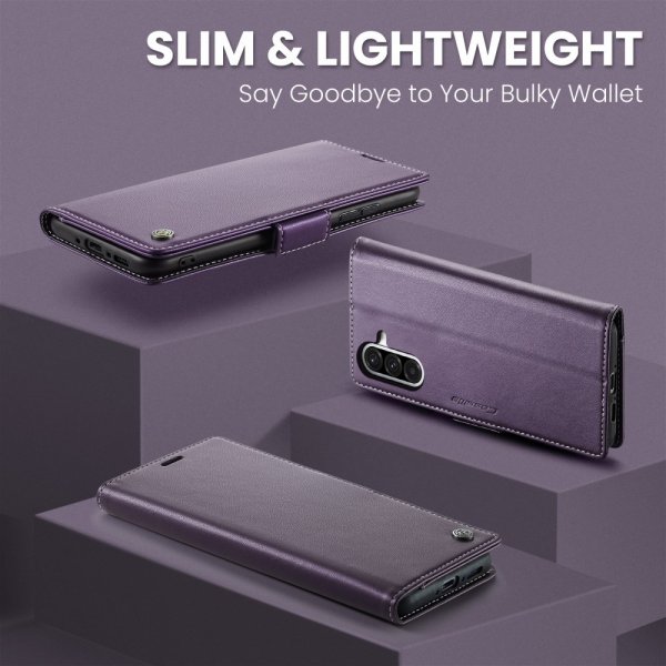 CaseMe Samsung Galaxy A36 suojakotelo 023-sarja violetti