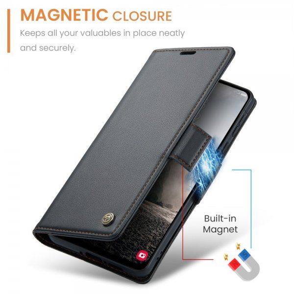 CaseMe Samsung Galaxy A36 suojakotelo 023-sarja musta