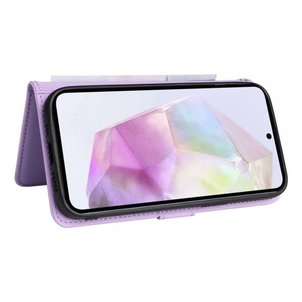 Betopnice Samsung Galaxy A36 -suojakotelo irrotettavalla kuorella 005 Violetti