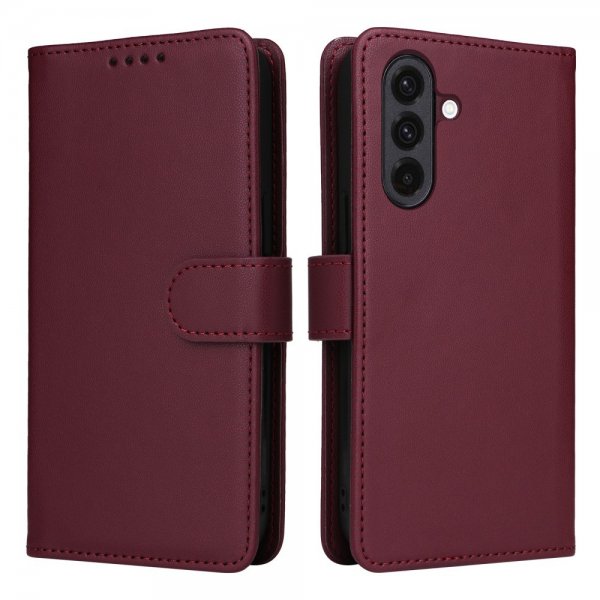 Betopnice Samsung Galaxy A36 -suojakotelo irrotettavalla kuorella 005 punainen