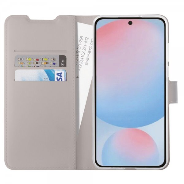 Vivanco Samsung Galaxy A36/Galaxy A56 Kotelo Classic Wallet Greige