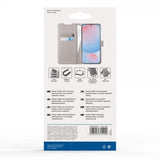 Vivanco Samsung Galaxy A36/Galaxy A56 Kotelo Classic Wallet Greige