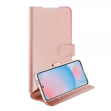 Vivanco Samsung Galaxy A36/Galaxy A56 Kotelo Classic Wallet Ruusukulta