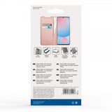 Vivanco Samsung Galaxy A36/Galaxy A56 Kotelo Classic Wallet Ruusukulta