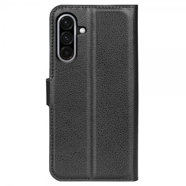 Samsung Galaxy A36/Galaxy A56 Kotelo Litsi Musta