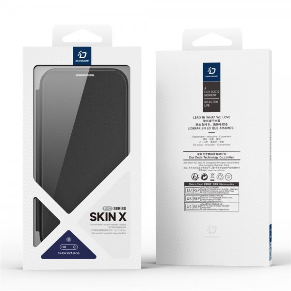 Dux Ducis Samsung Galaxy A36/Galaxy A56 Kotelo Skin X Pro -sarja Musta