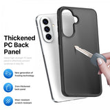 Dux Ducis Samsung Galaxy A36/Galaxy A56/Galaxy A37 kuoret, Yind-sarja, musta