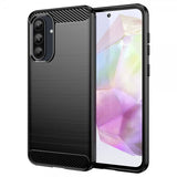 Samsung Galaxy A36/Galaxy A56 Kuori Harjattu hiilikuitukuvio Musta