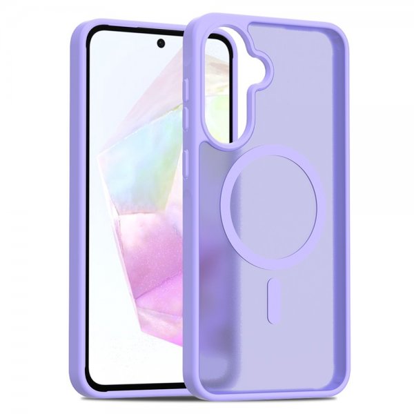 Samsung Galaxy A36/Galaxy A56 Kuori Frosted MagSafe Violetti