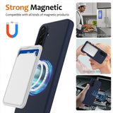Samsung Galaxy A36/Galaxy A56 Kuori Strap Silikoni MagSafe Tummansininen