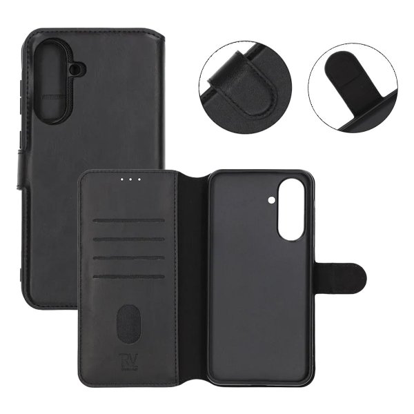 Rvelon Samsung Galaxy A36 Kotelo Magneettinen Irrotettava Kuori Musta