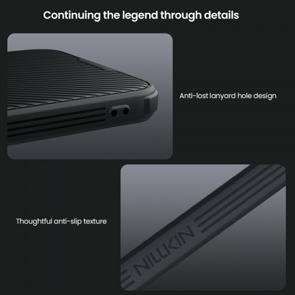 Nillkin Samsung Galaxy A36 Kuori CamShield Pro MagSafe Musta