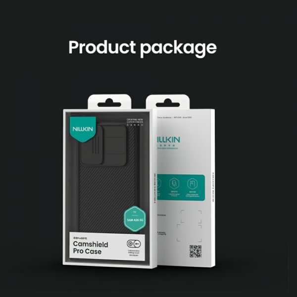 Nillkin Samsung Galaxy A36 CamShield Pro -suojakuori, musta