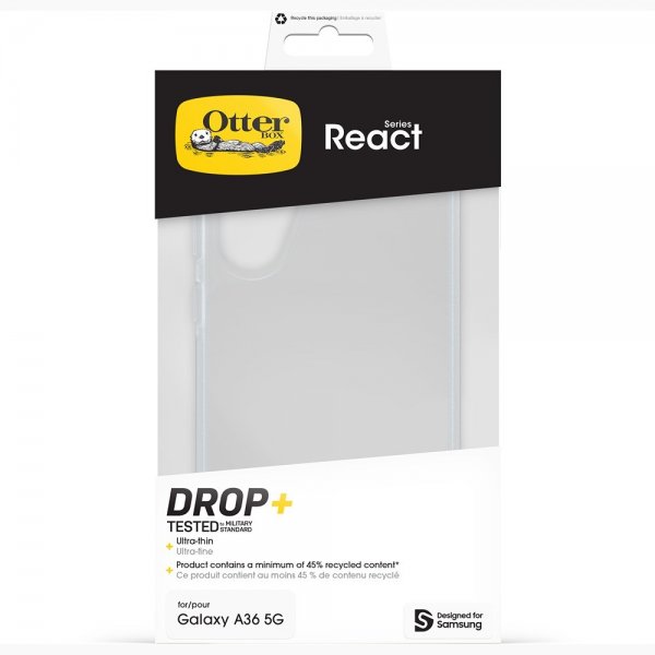 Otterbox Samsung Galaxy A36 Suojakuori React Transparent
