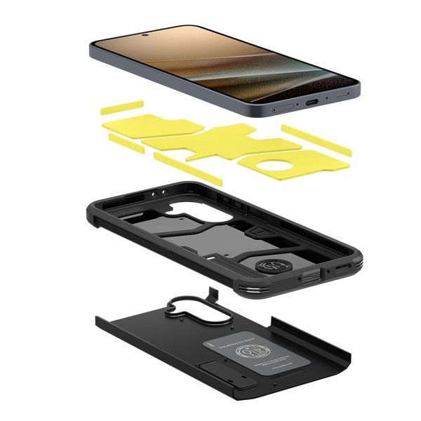Spigen Samsung Galaxy A36 Kuori Tough Armor Musta