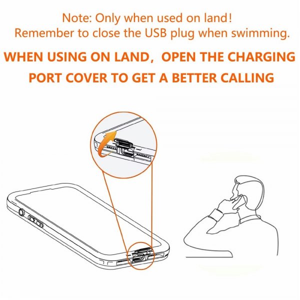 Redpepper Samsung Galaxy A36 Kuori Vedenkestävä IP68 Musta