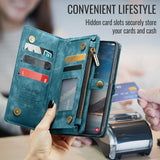 CaseMe Samsung Galaxy A37 -suojakotelo 008 Series, irrotettava kuori, sininen