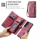 CaseMe Samsung Galaxy A37 -suojakotelo 008 Series Irrotettava kuori, punainen