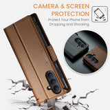 CaseMe Samsung Galaxy A37 -suojakuori 023-sarja Ruskea