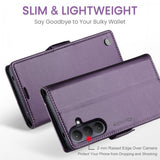 CaseMe Samsung Galaxy A37 -suojakotelo, 023 Series, violetti
