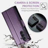 CaseMe Samsung Galaxy A37 -suojakotelo, 023 Series, violetti