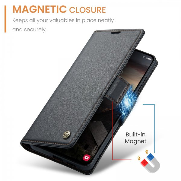 CaseMe Samsung Galaxy A37 -suojakuori 023 Series Musta