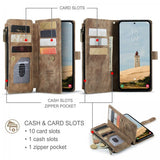 CaseMe Samsung Galaxy A37 -suojakotelo C30 Series, ruskea