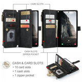 CaseMe Samsung Galaxy A37 Kotelo C30 Series Musta
