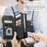 CaseMe Samsung Galaxy A37 Kotelo C30 Series Musta