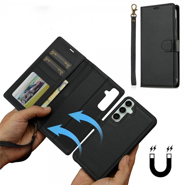 Nordic Covers Samsung Galaxy A37 -kuori irrotettavalla MagSafe-kuorella, Raven Black