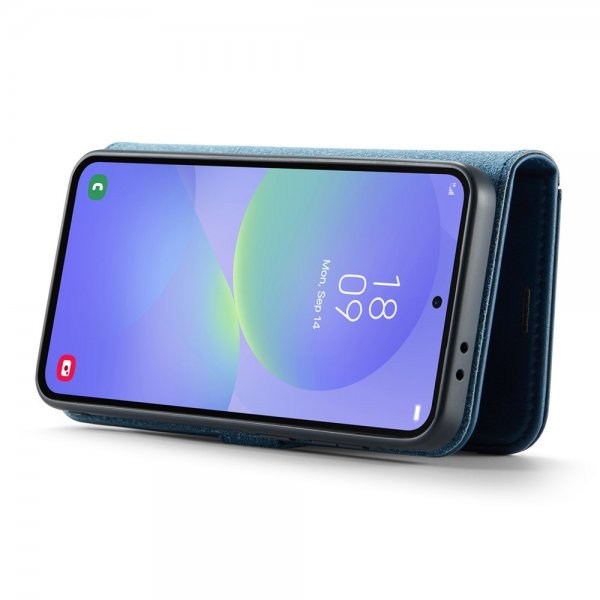 Dg.Ming Samsung Galaxy A37 -kotelo irrotettavalla kuorella, sininen